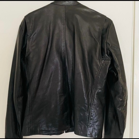 Rag and Bone Black Leather Jacket Duke Small Moto Racer New - Picture 5 of 10